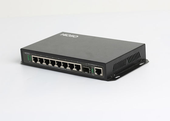 8 interruptor de los puertos RJ45 DC12V del 10/100M Gigabit Ethernet para el sistema de seguridad