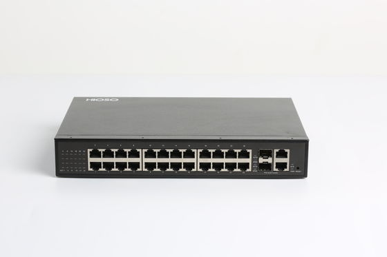 24 puertos RJ45 del 10/100M 2 1000M Combo Ports Rj 45 puertos del interruptor 26 de Ethernet