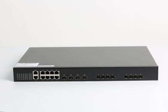 8 puertos de Gigabit Ethernet 4 puertos L3 8 EPON portuario OLT del Uplink 10G