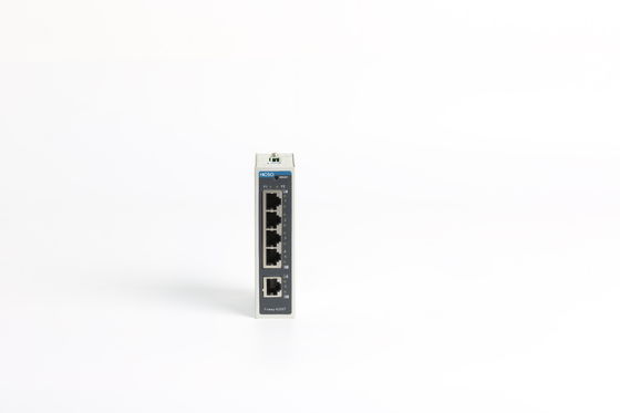 IP30 la caja metálica 5 vira el interruptor 3W del 10/100M hacia el lado de babor Panel Mount Ethernet