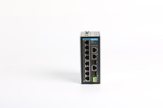 Interruptor reverso de Ethernet del carril del dinar del nivel de HiOSO IP30 de la protección de la conexión