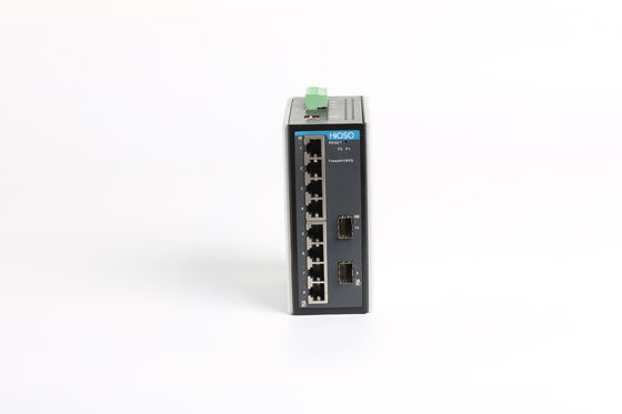 El CCC certificó el puerto del interruptor 10 de Ethernet del carril del dinar de Shell DC12V del metal IP40