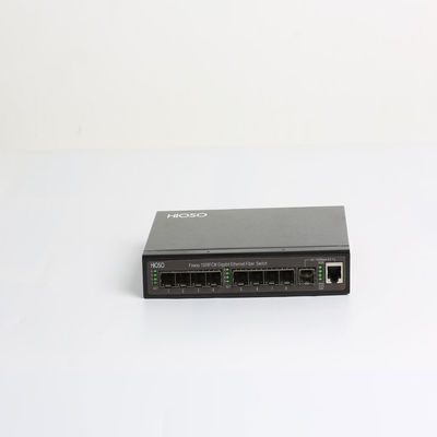 1310nm interruptor industrial de Ethernet de la fibra óptica del puerto 8K MAC Learning del interruptor 8 de la fibra óptica de la WEB SNMP