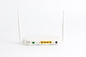 Solución de los puertos FTTH FTTO del FE CATV RF Wifi EPON ONU 4 de la cubierta plástica HA404WT 1 GE +3