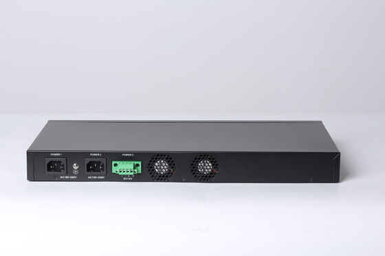 1 puerto combinado los 20KM Max Distance de Hioso EPON OLT 4 Pon 2 SFP GE 2 del estante de U