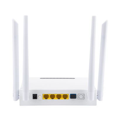 HiOSO banda dual ONU 4GE WIFI carcasa de plástico XPON ONU para solución FTTH FTTO