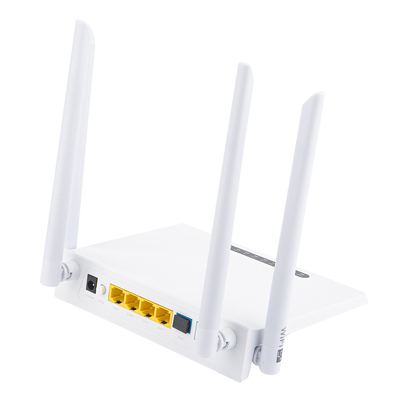 HiOSO banda dual ONU 4GE WIFI carcasa de plástico XPON ONU para solución FTTH FTTO