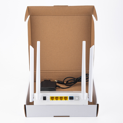 HiOSO banda dual ONU 4GE WIFI carcasa de plástico XPON ONU para solución FTTH FTTO