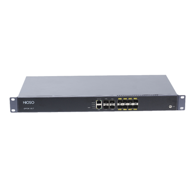 HA7308G-J 8PON GPON Soporte OLT para puertos ópticos de enlace ascendente WEB SNMP CLI 4 GE/10GE SFP/SFP+(10GE