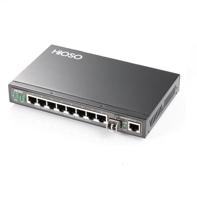 Puertos de la red 8 del interruptor de Ethernet del Poe con 1 gigabit DC48V portuario combinado