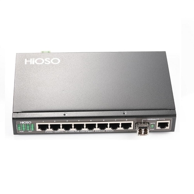 Puertos de la red 8 del interruptor de Ethernet del Poe con 1 gigabit DC48V portuario combinado