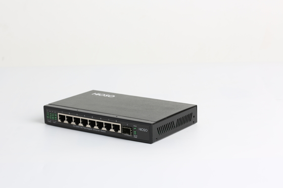 Puertos de la red 8 del interruptor de Ethernet del Poe con 1 gigabit DC48V portuario combinado